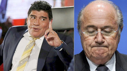 Maradona llama "dictador" a Blatter 