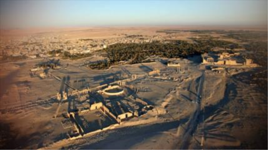 La ciudad de Palmira, en el centro de Siria.
