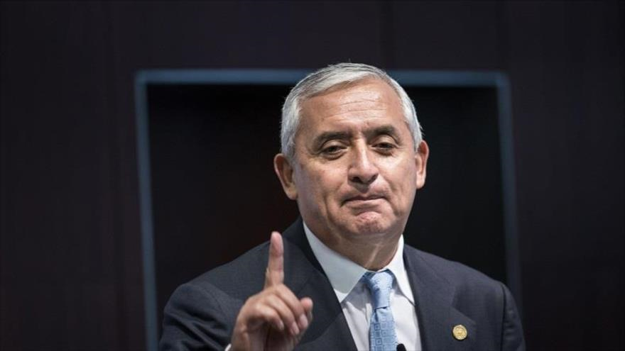 Presidente de Guatemala, Otto Pérez Molina.