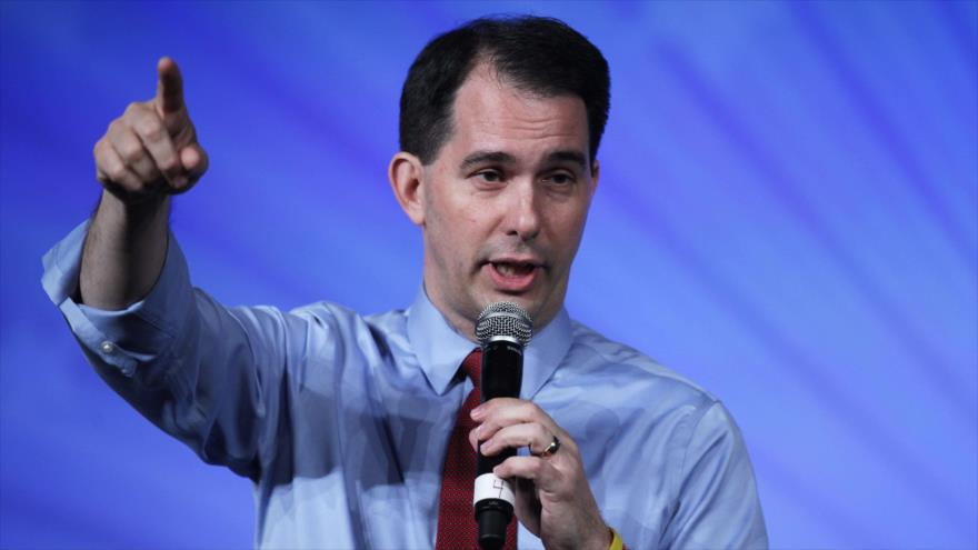 Scott Walker, uno de los candidatos republicanos en las presidenciales del 2016.