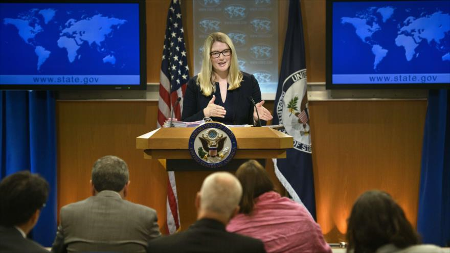 Marie Harf, portavoz adjunta del Departamento de Estado de EE.UU.