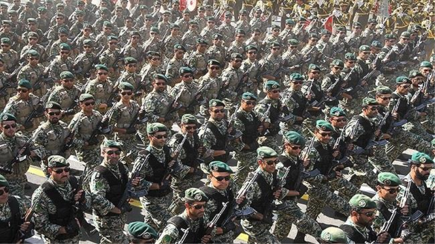 Fuerzas Armadas de Irán durante un desfile militar.
