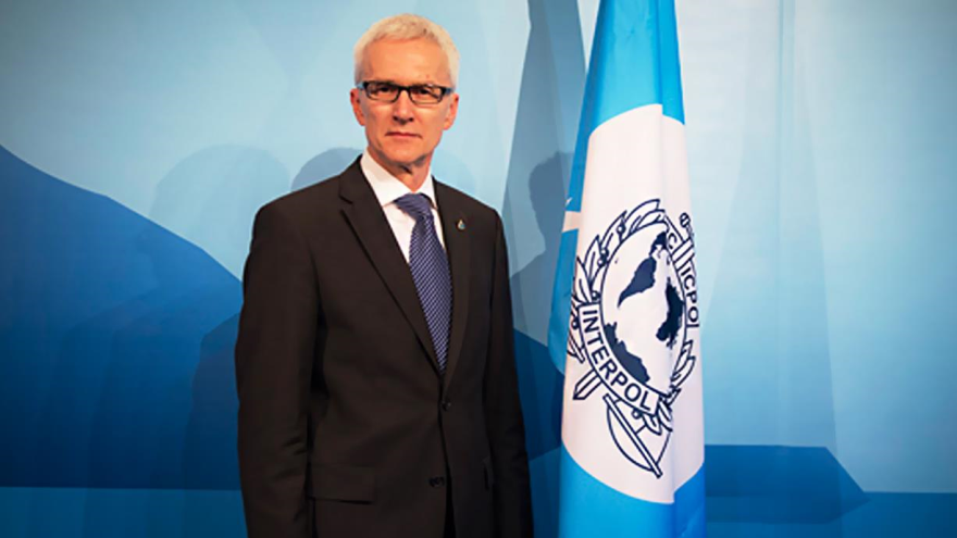 Jurgen Stock, secretario general de la Interpol.