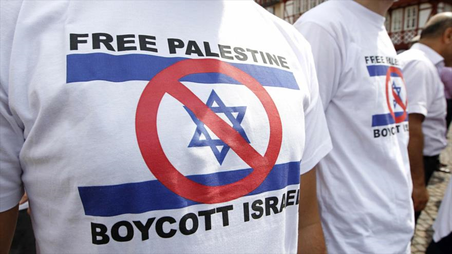 Las camisetas con lemas "Palestina Libre" y Boicotea Israel" 