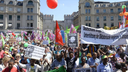 23.000 manifestantes en Alemania gritan ‘Stop G7’