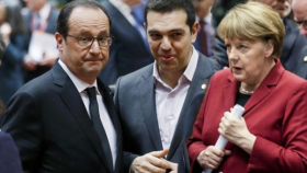Tsipras, Merkel y Hollande se reunirán para abordar deuda griega