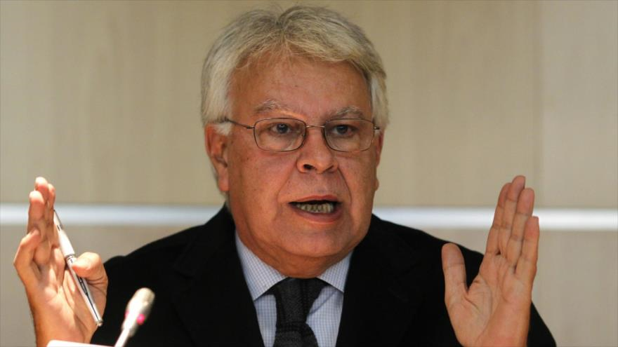 Expresidente del Gobeirno español Felipe González, declarado persona no grata por la Asamblea Nacional de Venezuela.