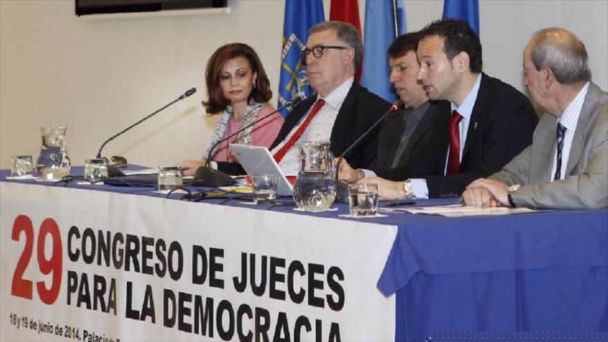 29ª congreso de Jueces para la Democracia, celebrado en Oviedo (norte de España), 18 de junio de 2015.