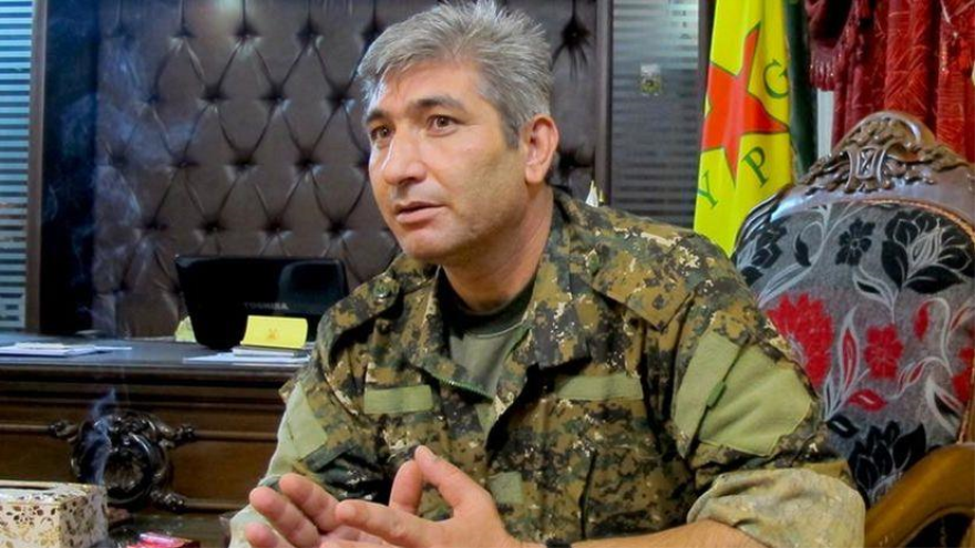 Redur Jalil, portavoz de las Unidades de Protección Popular (YPG) de los kurdos de Siria.