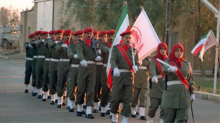 Miembros del grupo terrorista antiraní Muyahedin Jalq (MKO, en inglés).