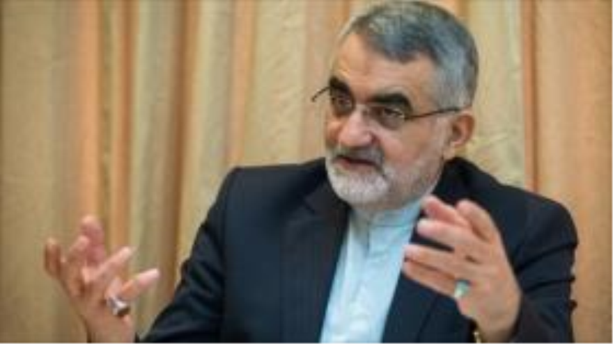 Presidente de la Comisión de Seguridad Nacional y Política Exterior del Parlamento iraní, Alaedin Boruyerdi.