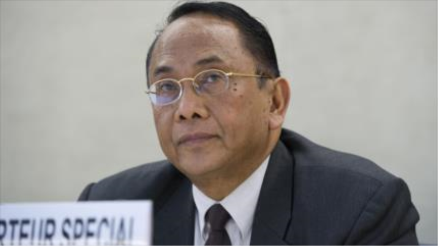 El relator especial de derechos humanos de la ONU en los territorios palestinos, Makarim Wibisono.