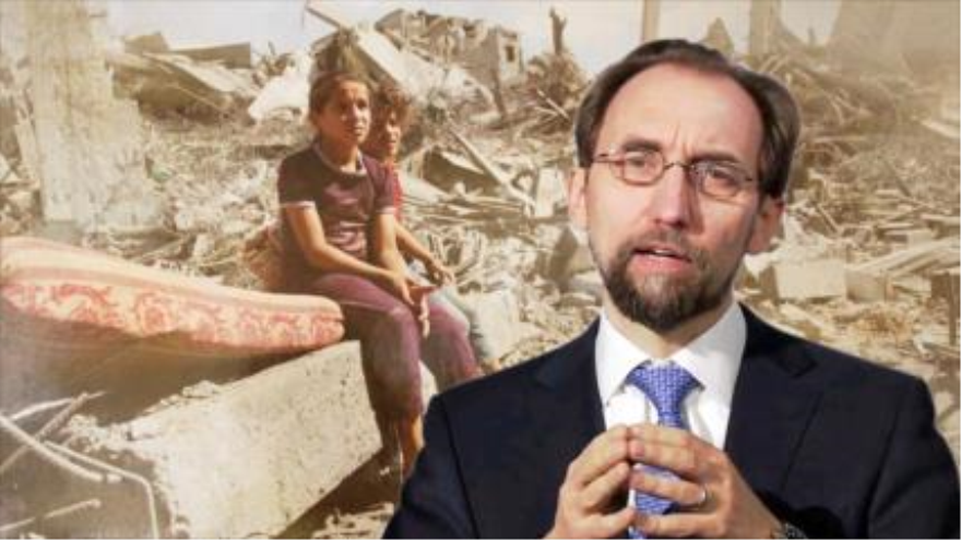 El Alto Comisionado de la Organización de las Naciones Unidas (ONU) para los Derechos Humanos, el jordano Zeid Raad al-Husein