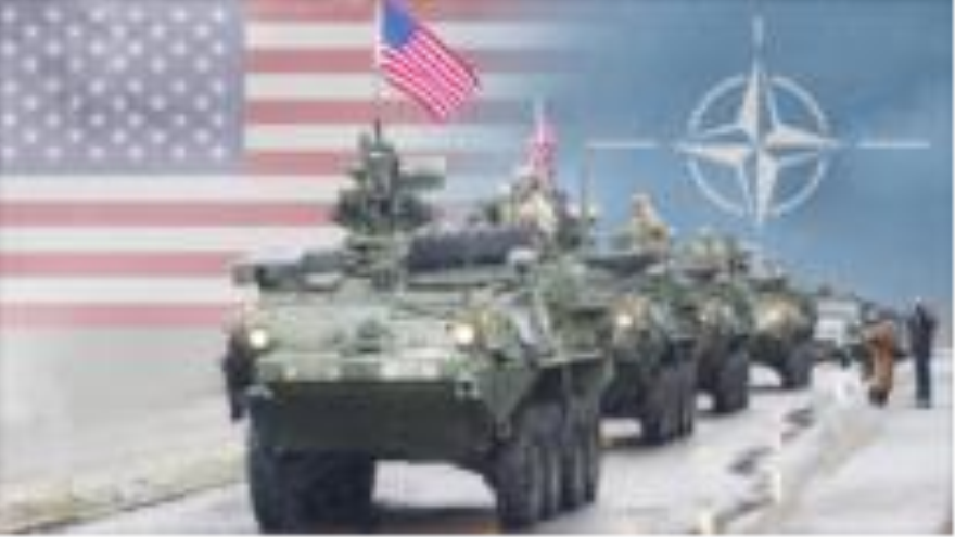 Tanques estadounidenses en la frontera Estonia-Rusia