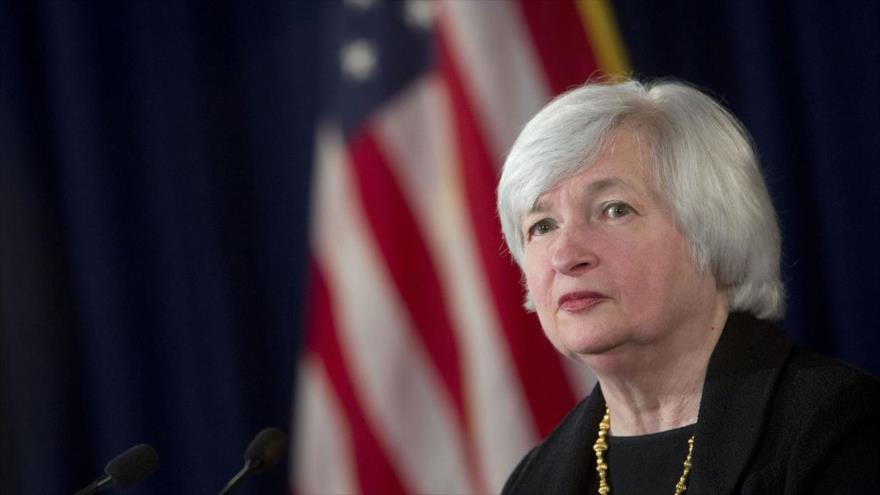 La presidenta del banco central estadounidense (Fed), Janet Yellen. 