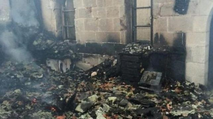 Colonos israelíes queman una iglesia en Tiberíades 