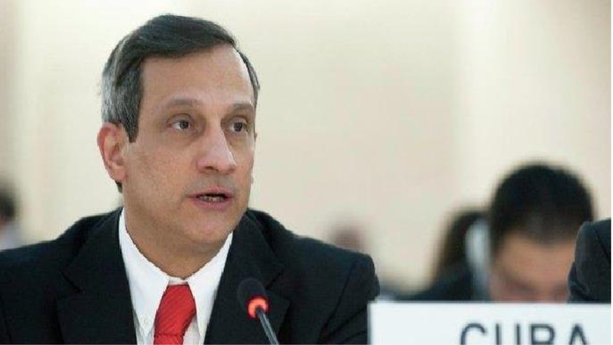 Oscar León, representante permanente alterno de Cuba ante la organización de las Naciones Unidas (ONU).