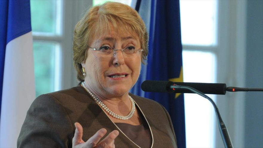 Michelle Bachelet, presidenta de Chile. 