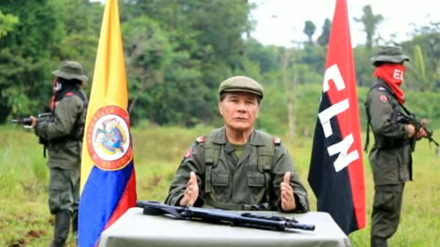 Nicolás Rodríguez Bautista, comandante del Ejército de Liberación Nacional (ELN) en Colombia. 