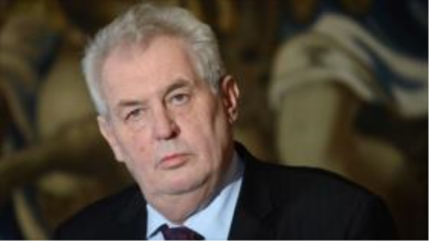 Miloš Zeman, presidente de la República Checa.