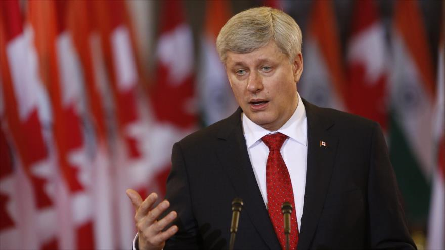 Primer ministro canadiense, Stephen Harper.