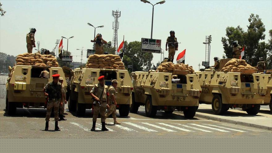 Soldados del Ejército egipcio en la península del Sinaí.