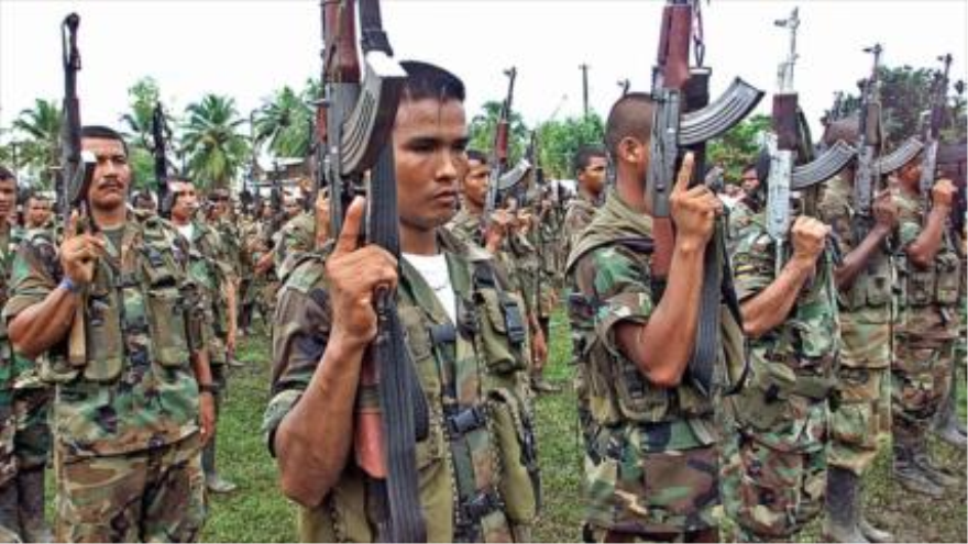 Integrantes de las Fuerzas Armadas Revolucionarias de Colombia (FARC).