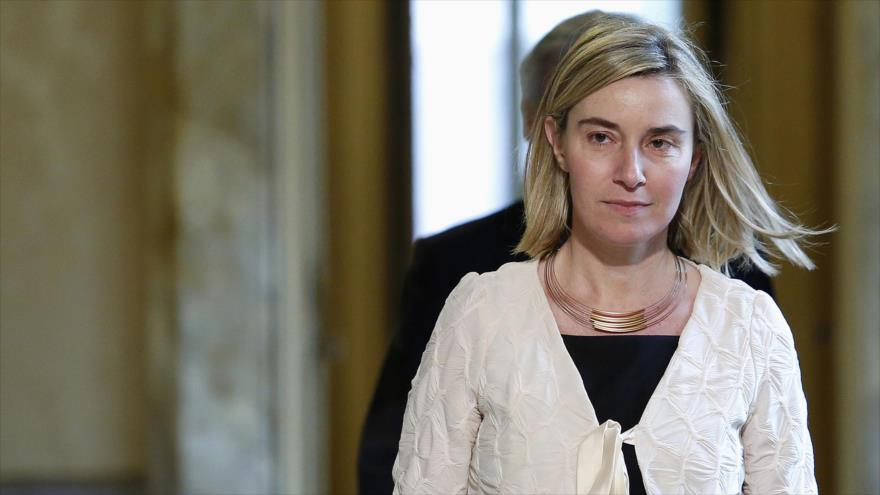 La jefa de la Diplomacia europea, Federica Mogherini.