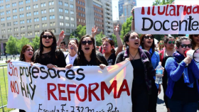 Maestros chilenos exigen inclusión en debate educativo