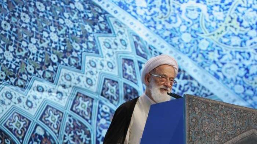 El Imam del rezo de este viernes en Teherán, el ayatolá Mohamad Emami Kashani.