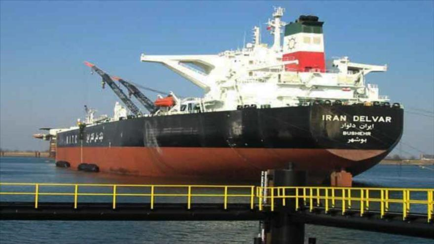 Un buque petrolero de Irán.
