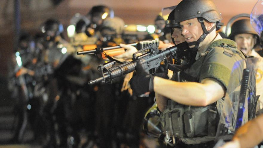 Efectivos policiales de Estados Unidos