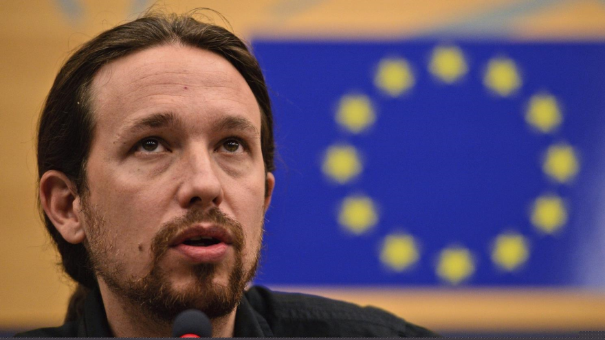 El secretario general de Podemos, Pablo Iglesias