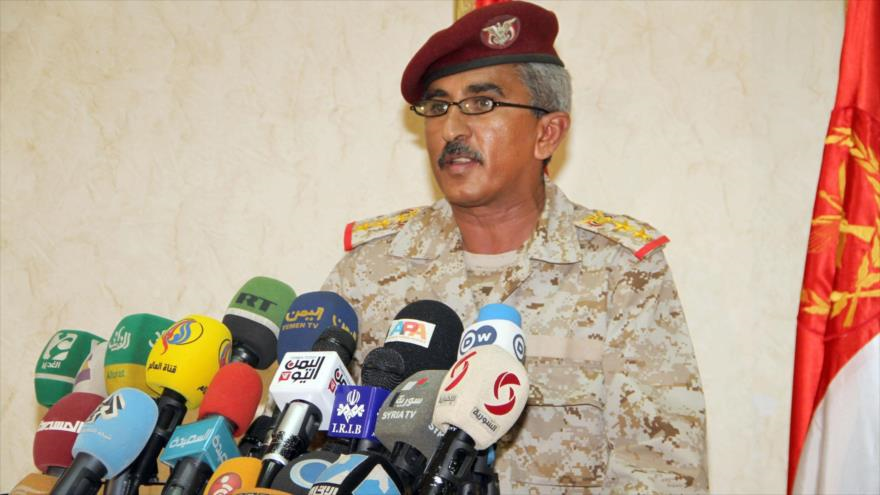 El portavoz del Ejército de Yemen, el coronel Sharaf Luqman.