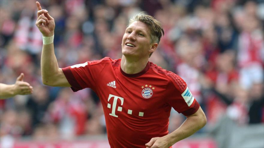 El centrocampista del Bayer Múnich Bastian Schweinsteiger.