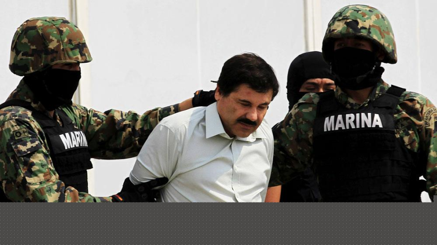 El narcotraficante mexicano Joaquín Guzmán, alias “El Chapo” Guzmán