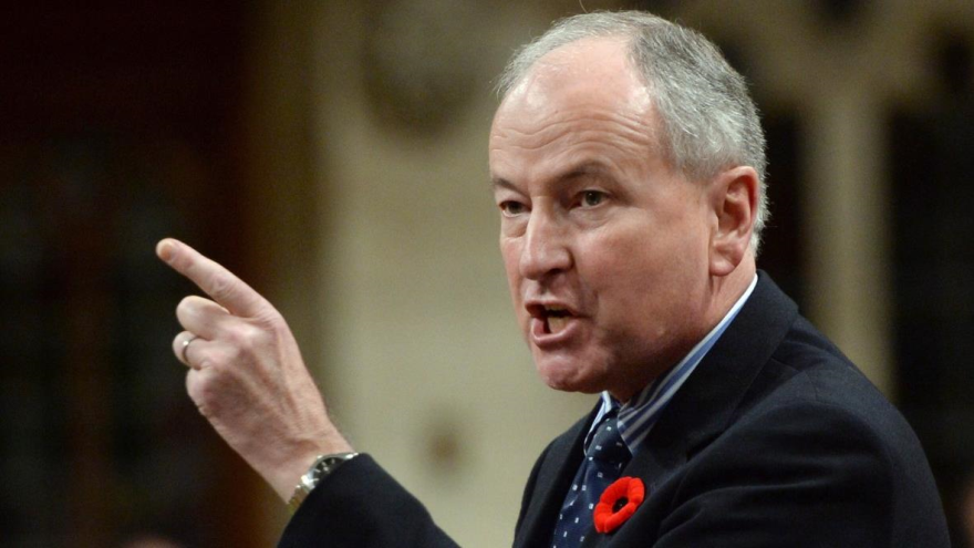 El ministro canadiense de Asuntos Exteriores, Rob Nicholson.