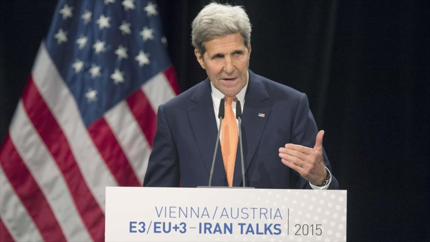 El secretario de Estado de EE.UU., John Kerry, 14 de julio de 2015.