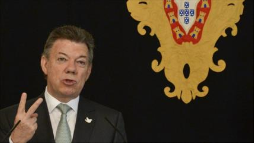 El presidente de Colombia, Juan Manuel Santos 