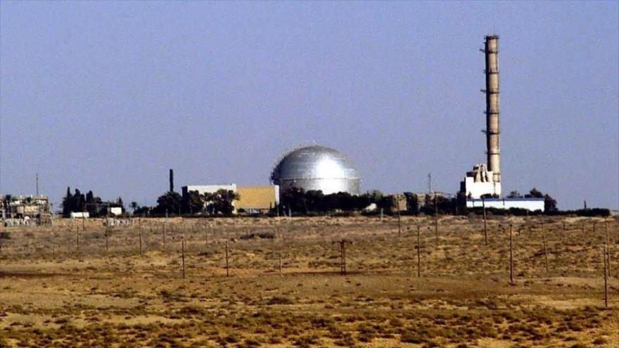 Reactor nuclear israelí a las afueras de Dimona, en el desierto de Néguev (centro sur de Palestina ocupada).