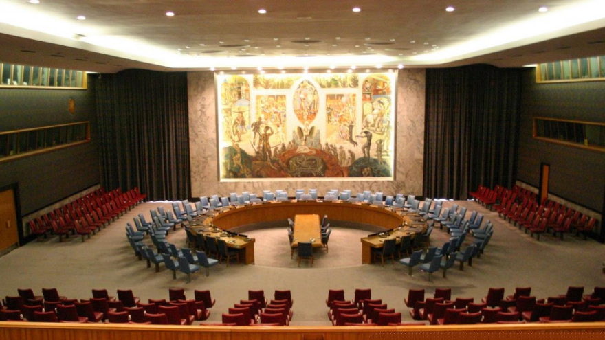 Sede del Consejo de Seguridad de las Naciones Unidas en Nueva York, EE.UU.