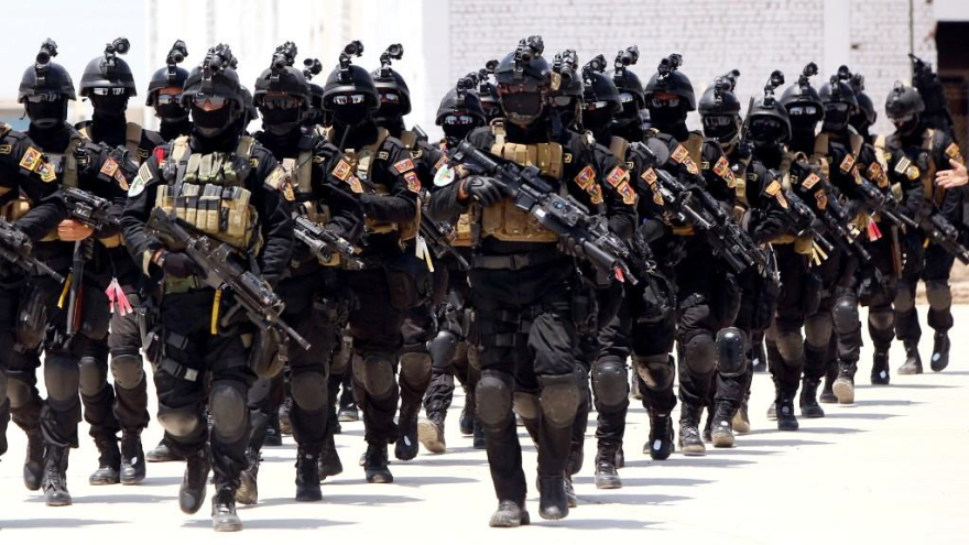 Fuerzas especiales del Ejército iraquí.
