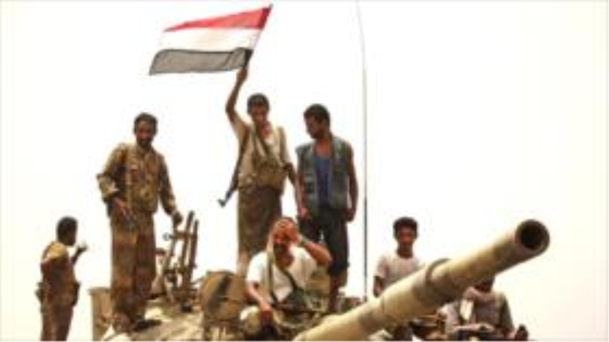 Soldados del Ejército yemení.