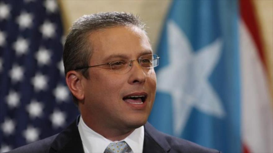 Alejandro García Padilla gobernador de Puerto Rico.