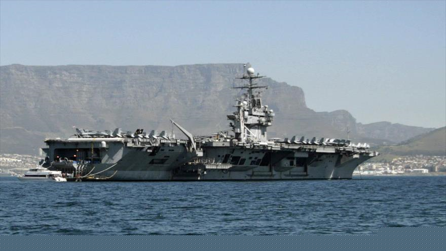 El portaaviones estadounidense USS Theodore Roosevelt.
