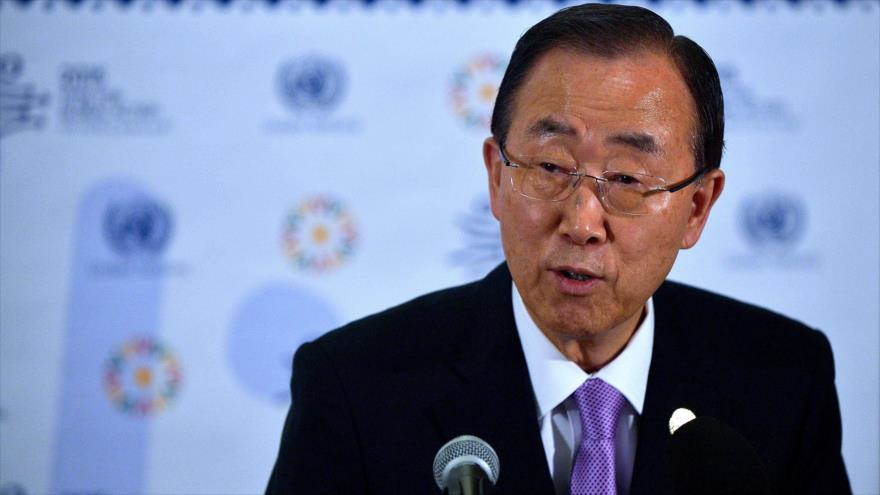 El secretario general de la ONU, Ban Ki-moon.