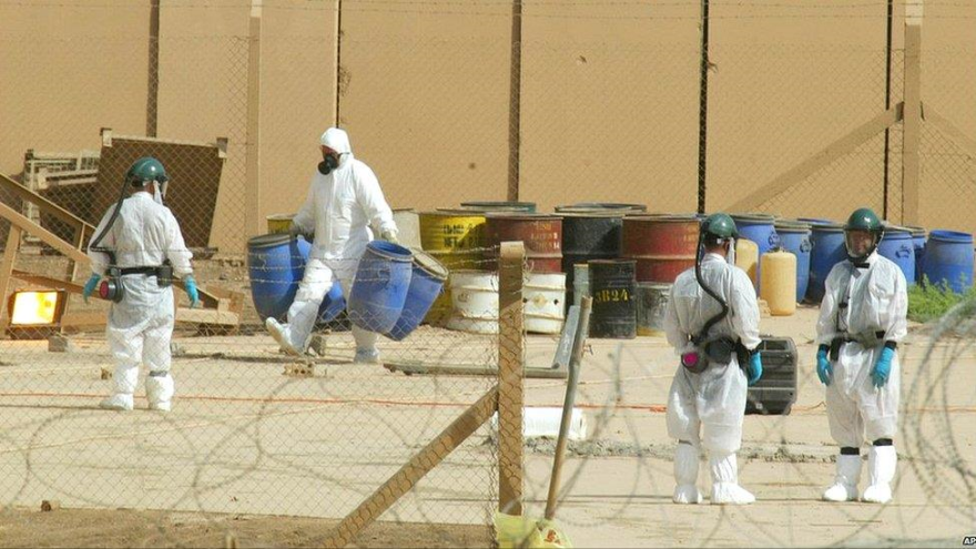 Inspectores de las Naciones Unidas en Irak.