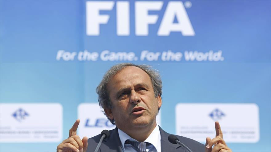 El presidente de la UEFA, Michel Platini