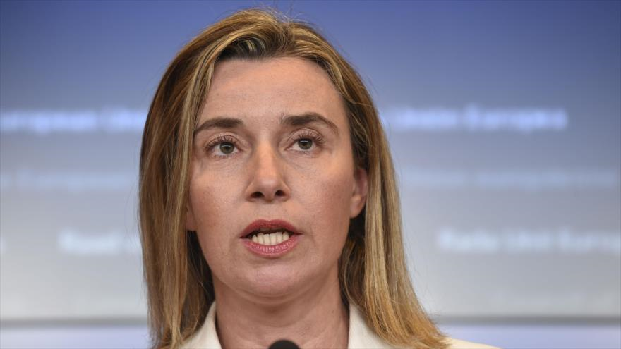 La jefa de la diplomacia europea, Federica Mogherini.