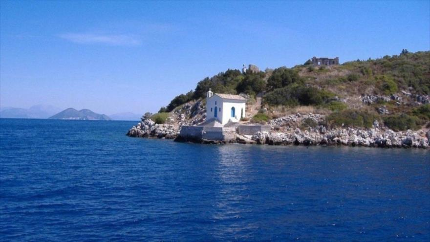 La isla Omfori (Grecia).